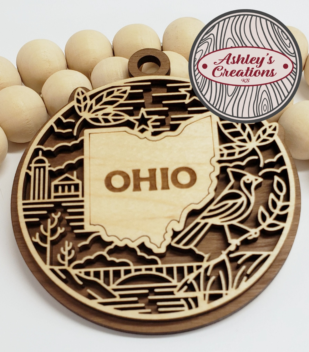 Ohio Heritage State Ornament
