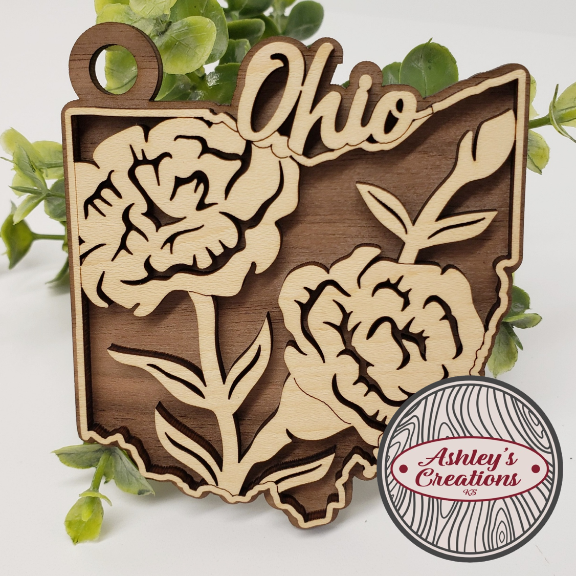 Ohio State Flower Ornament