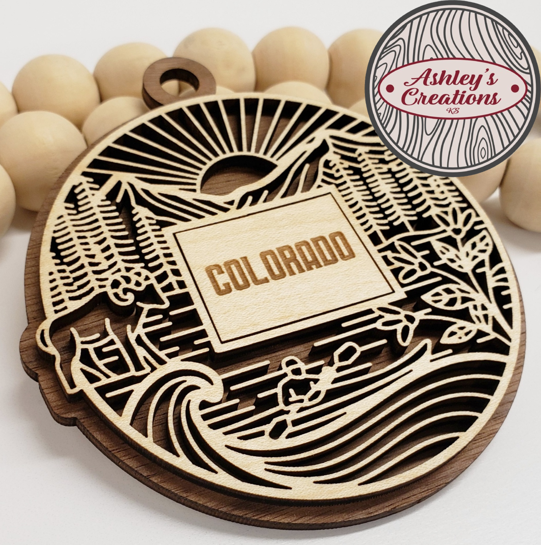 Colorado Heritage State Ornament