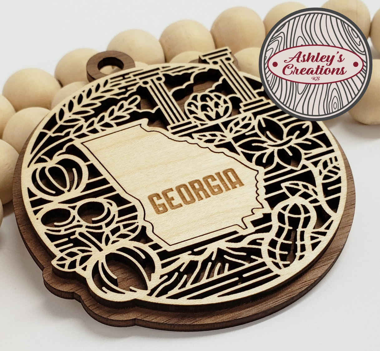 Georgia Heritage State Ornament