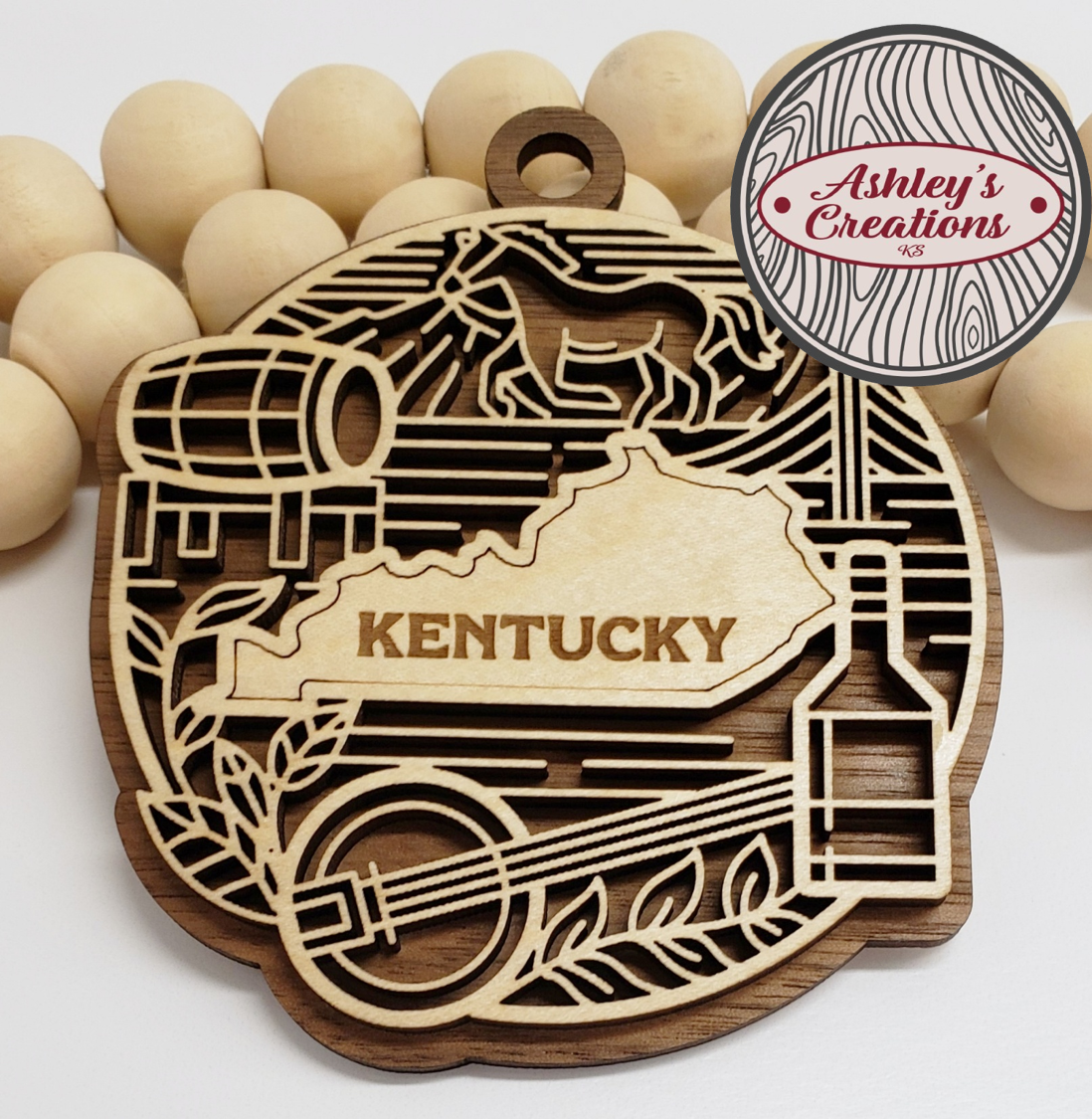 Kentucky Heritage State Ornament