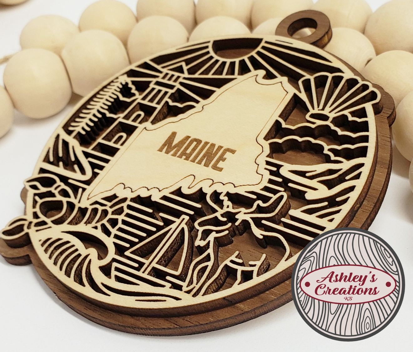 Maine Heritage State Ornament