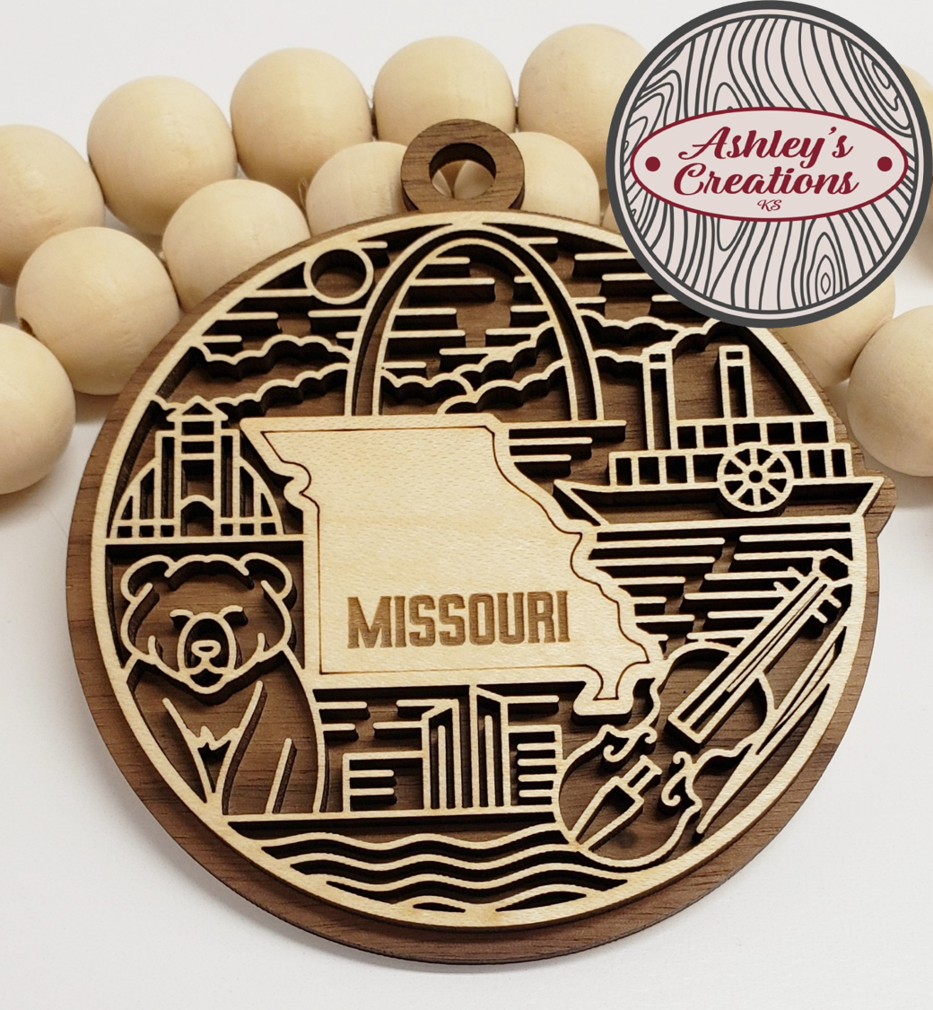 Missouri Heritage State Ornament