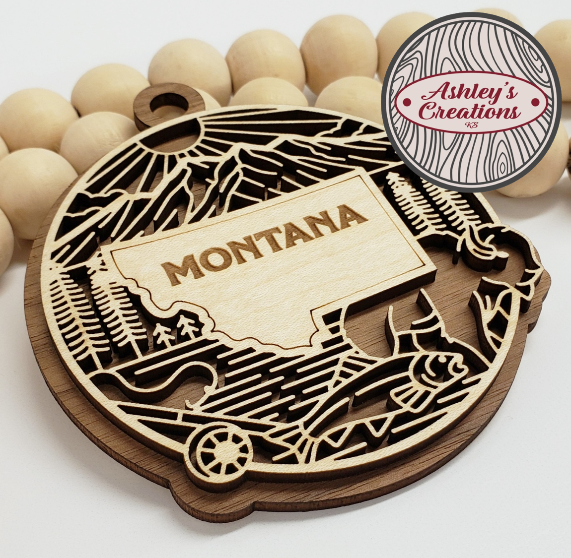 Montana Heritage State Ornament