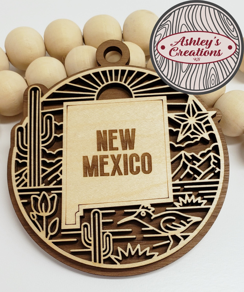 New Mexico Heritage State Ornament
