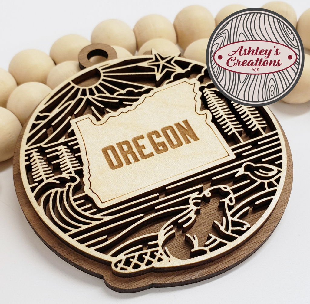 Oregon Heritage State Ornament