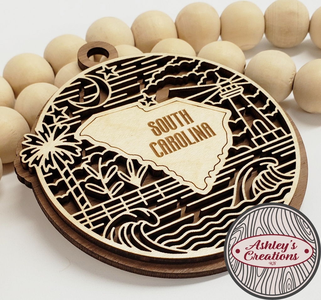 South Carolina Heritage State Ornament