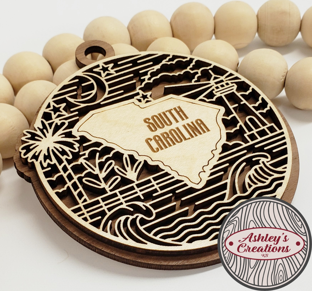 South Carolina Heritage State Ornament