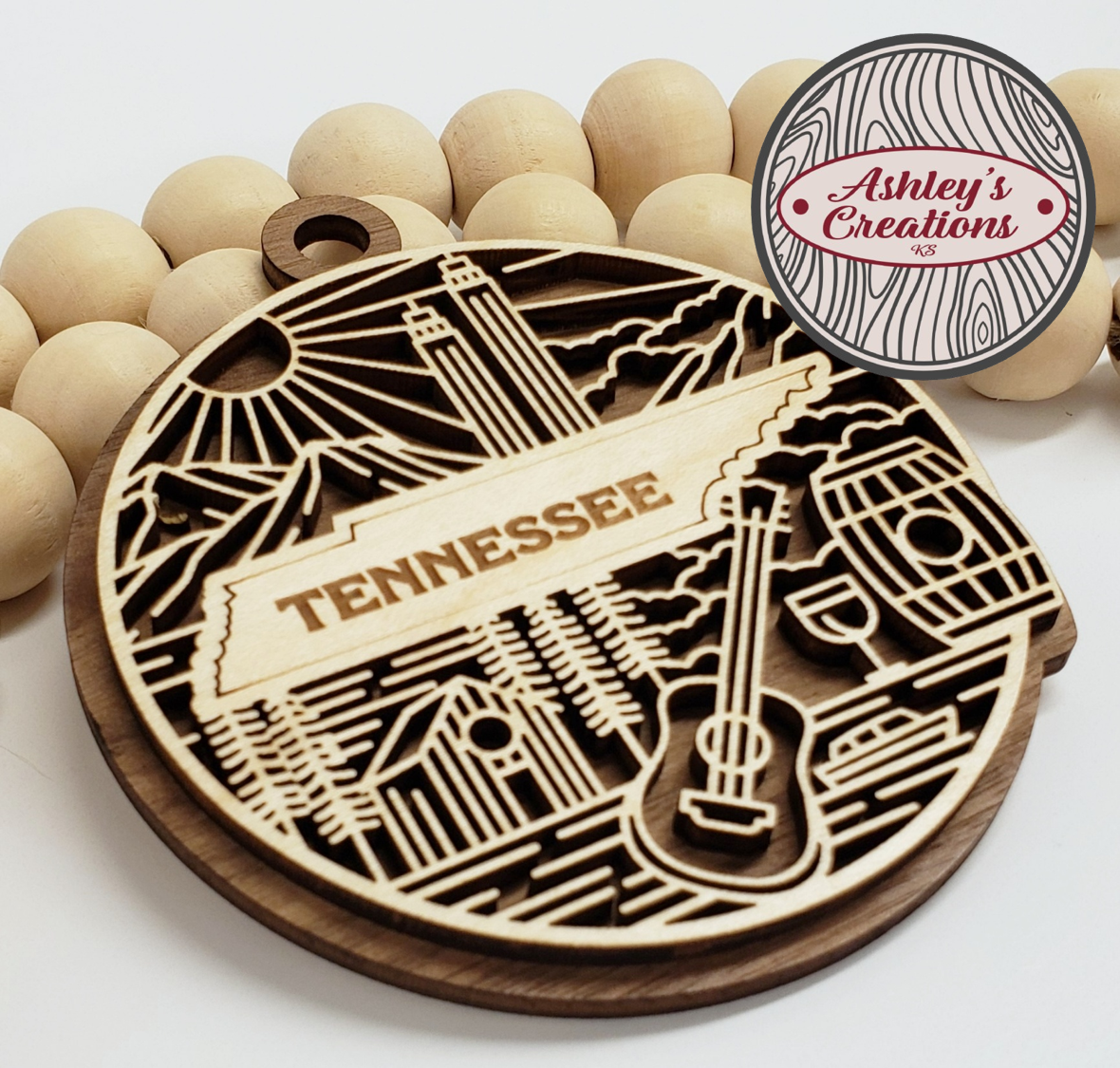 Tennessee Heritage State Ornament