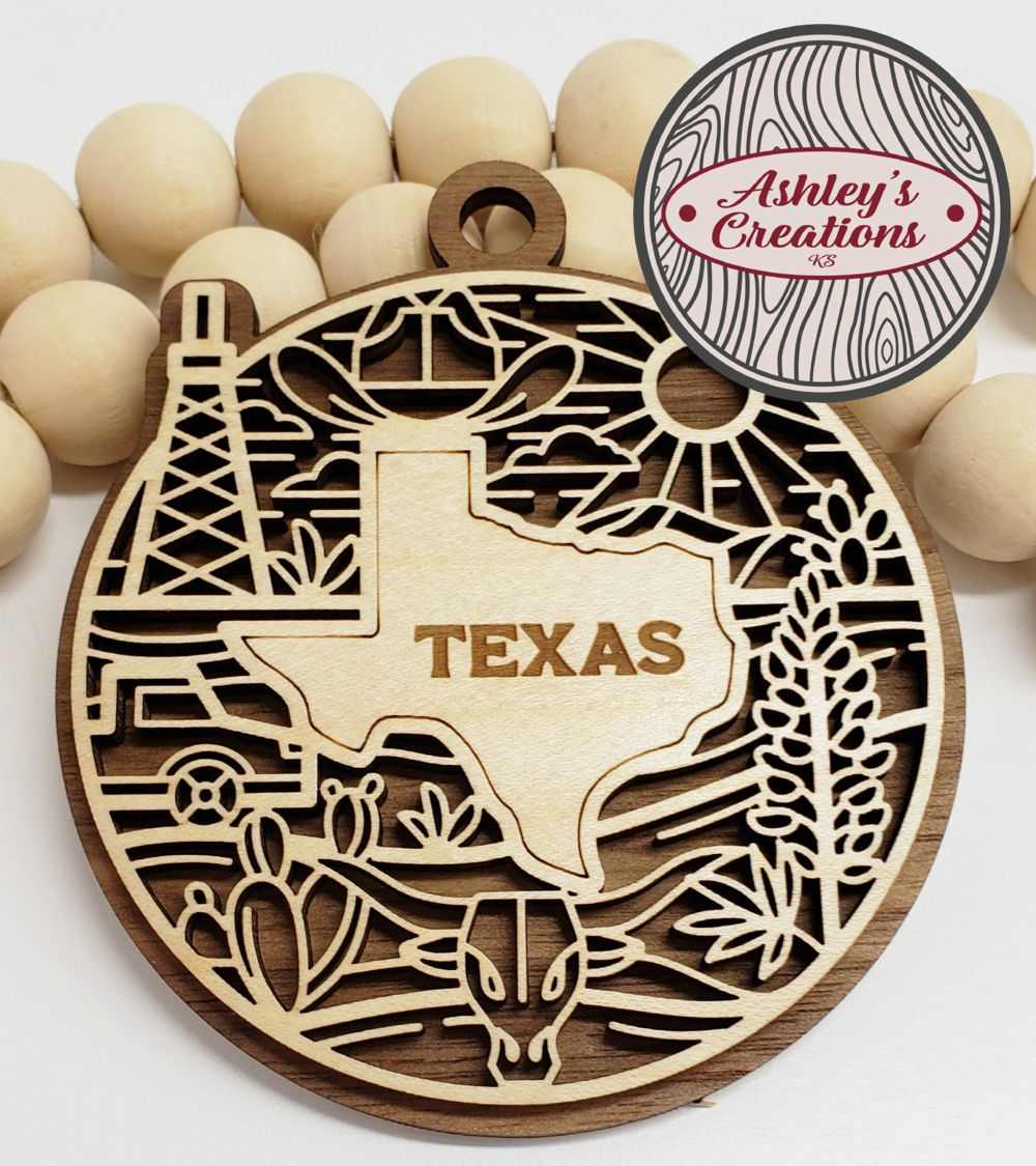 Texas Heritage State Ornament
