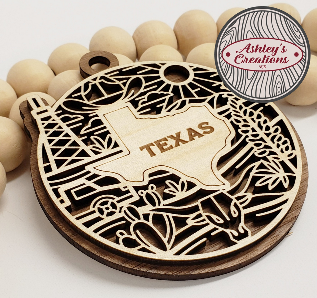 Texas Heritage State Ornament