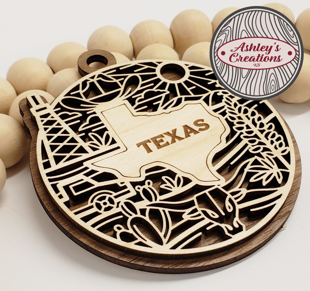 Texas Heritage State Ornament
