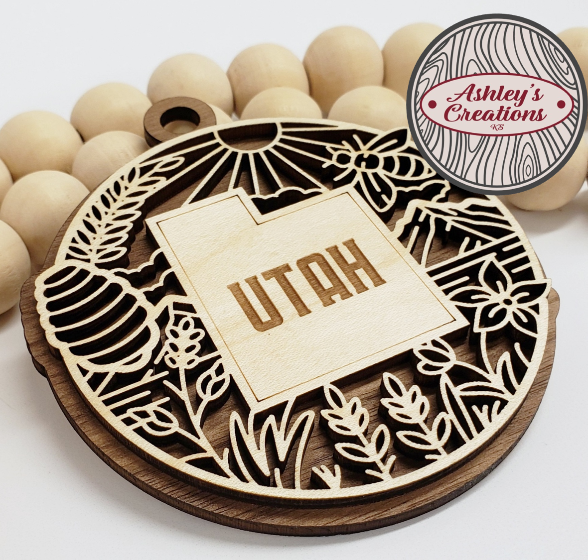 Utah Heritage State Ornament