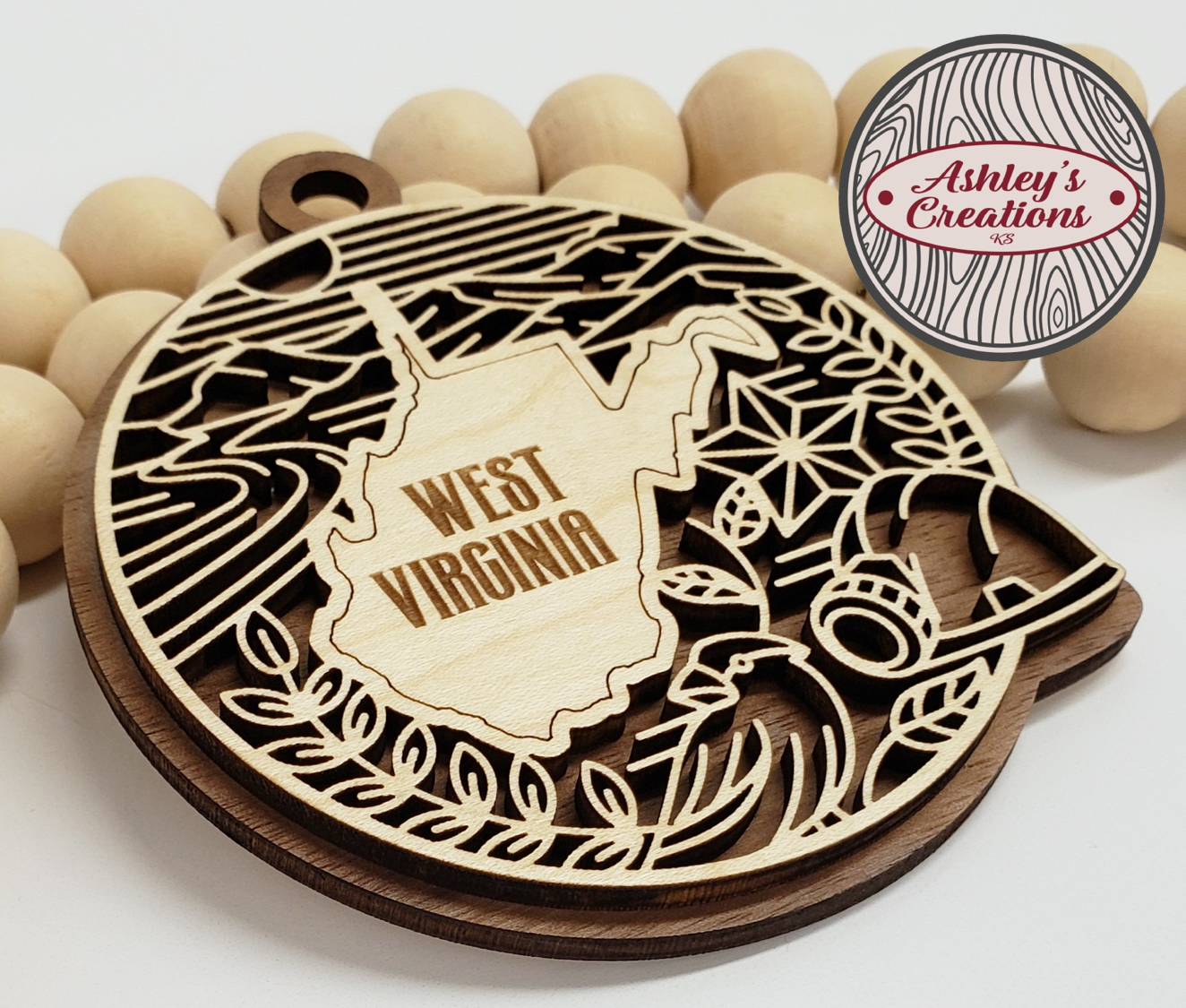 West Virginia Heritage State Ornament