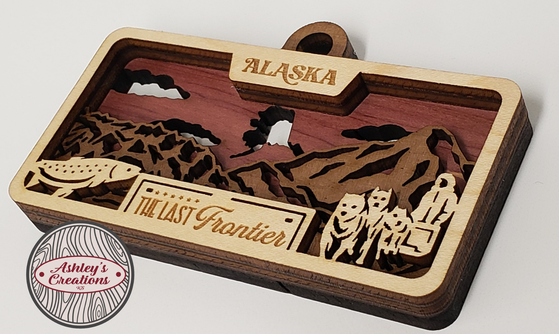 Alaska License Plate Ornament