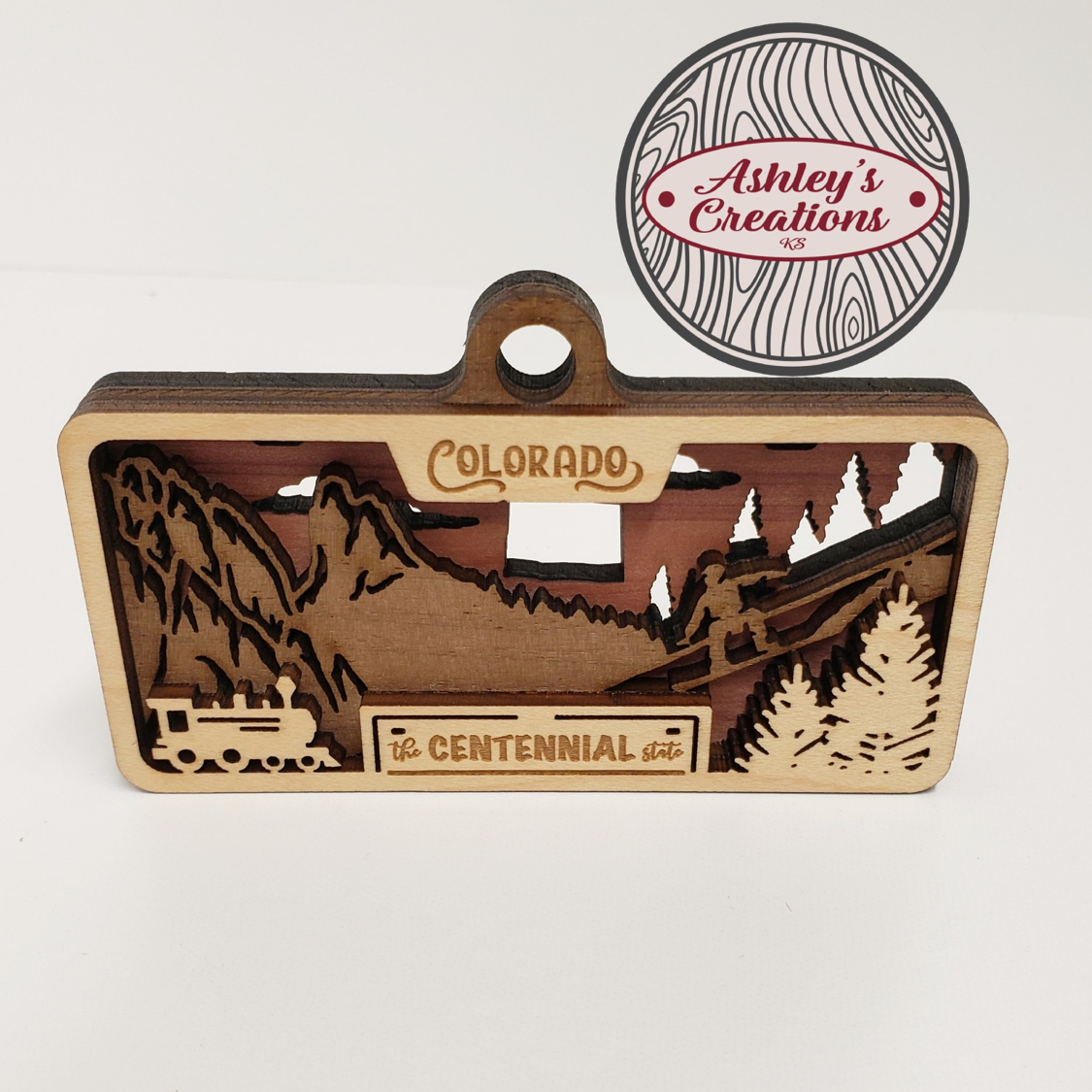 Colorado License Plate Ornament
