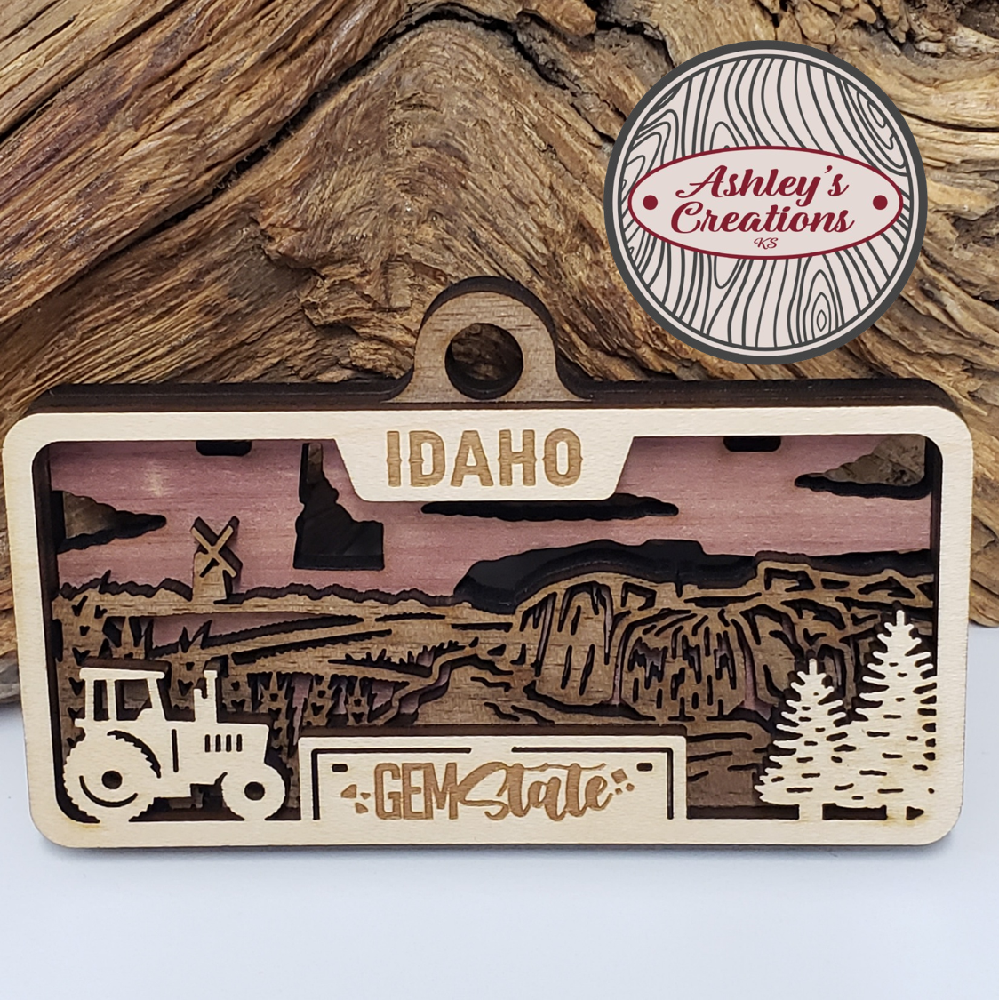 Idaho License Plate Ornament