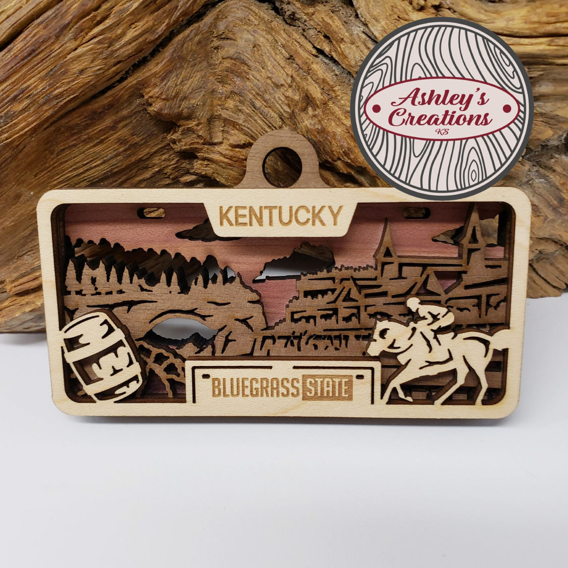 Kentucky License Plate Ornament