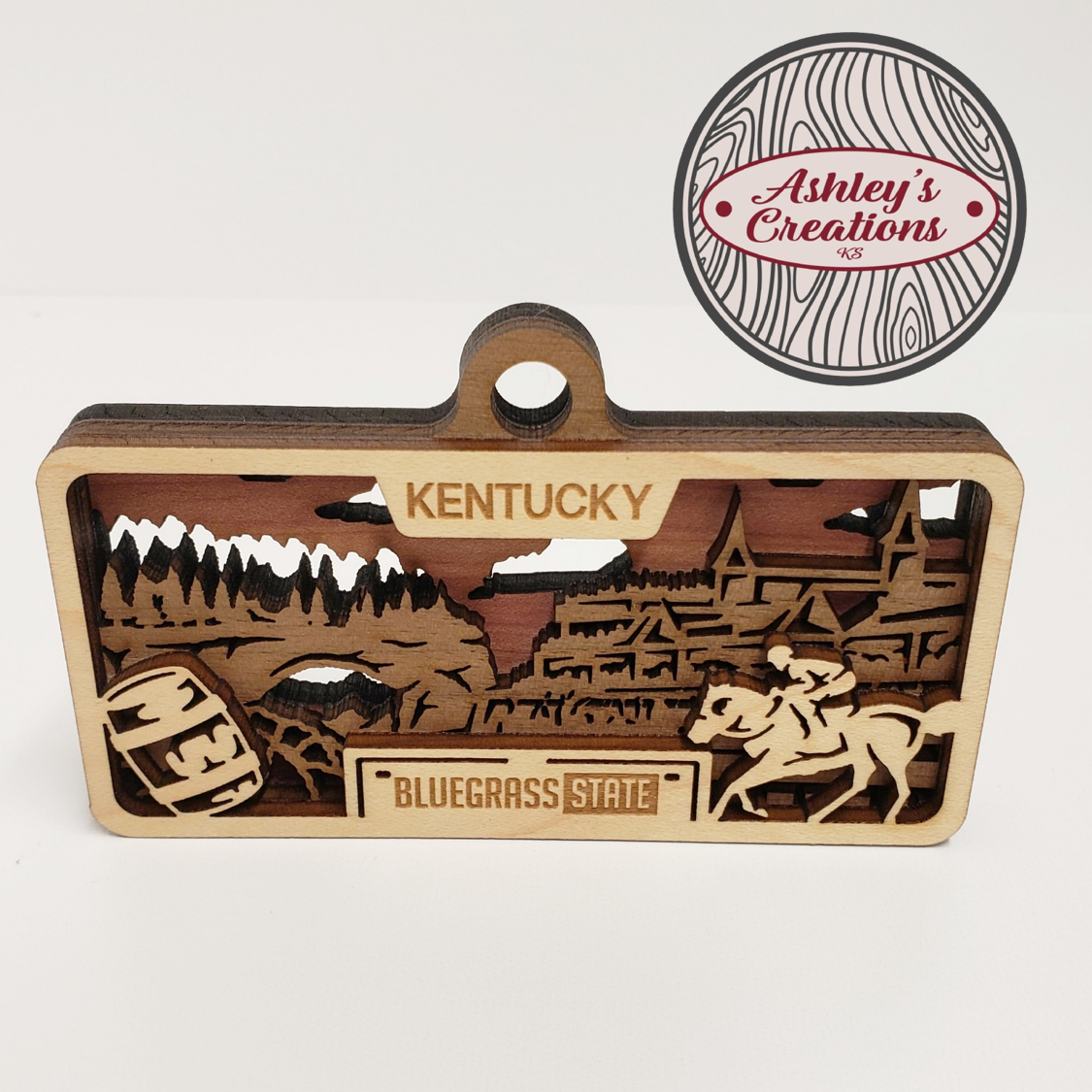 Kentucky License Plate Ornament