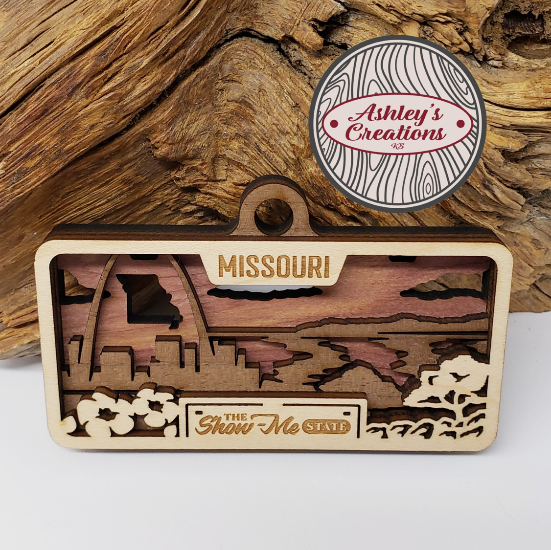 Missouri License Plate Ornament