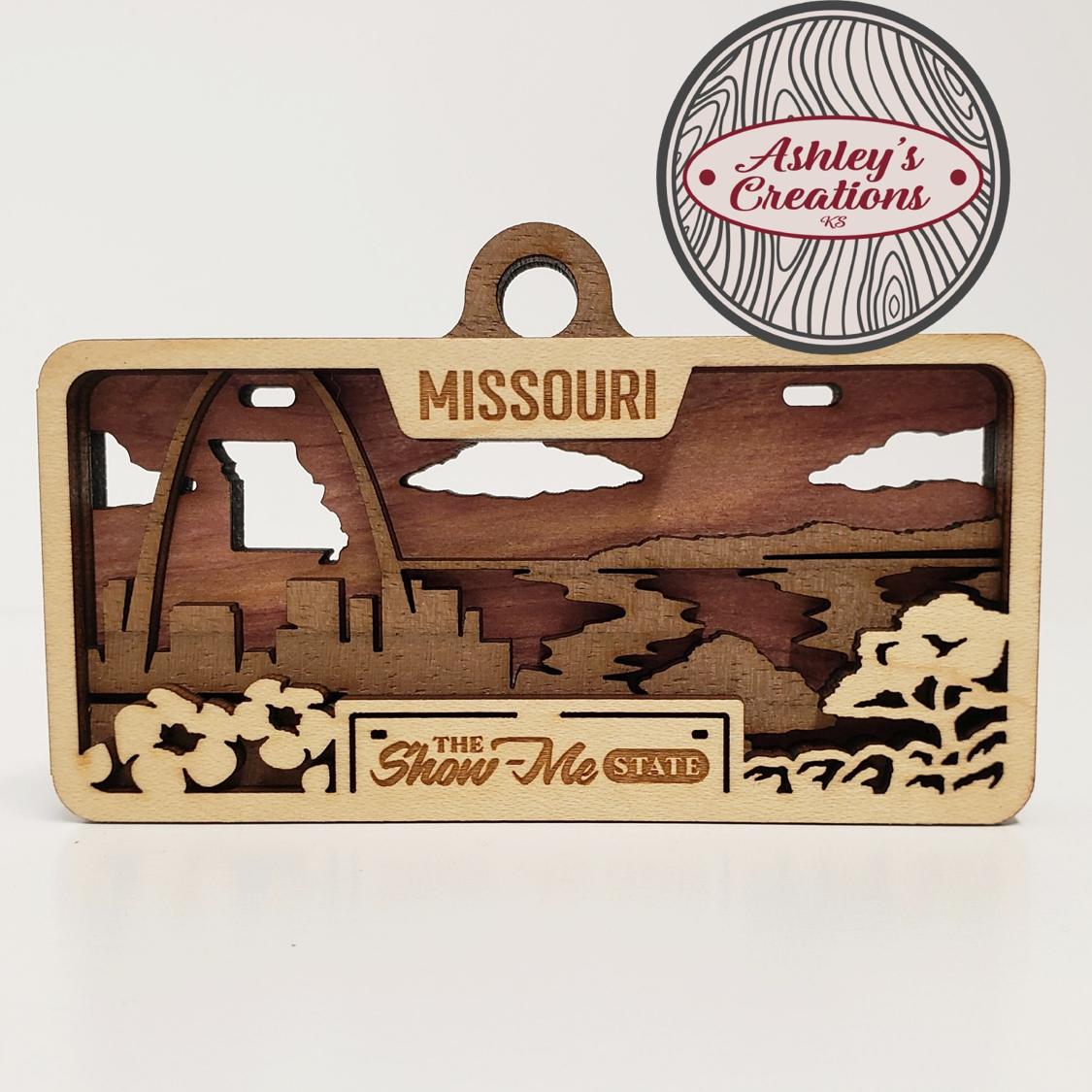 Missouri License Plate Ornament
