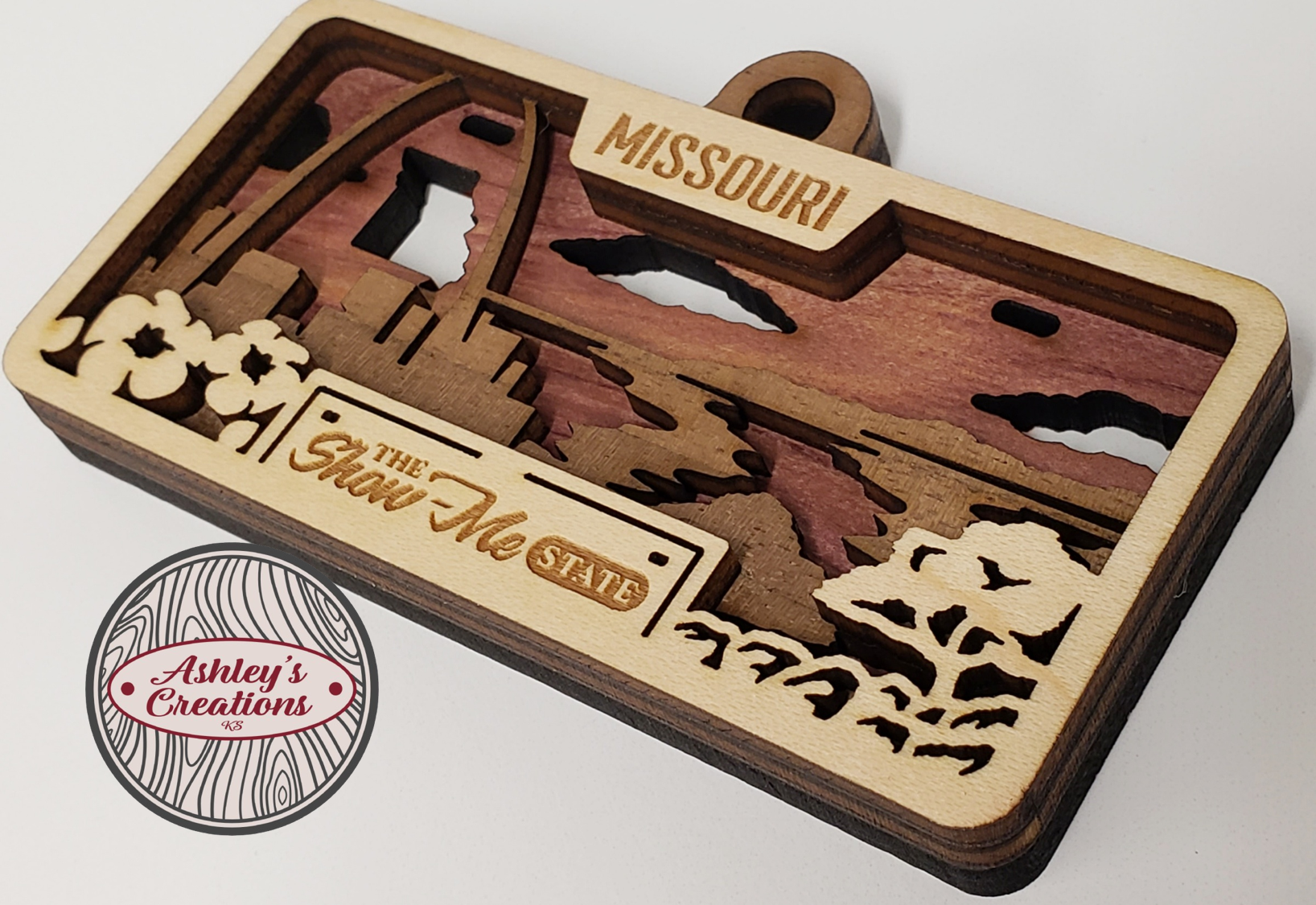 Missouri License Plate Ornament