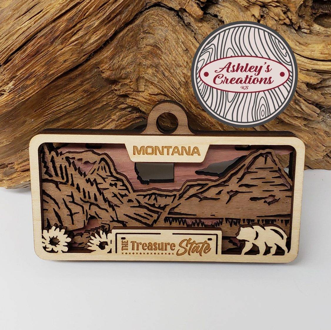 Montana License Plate Ornament