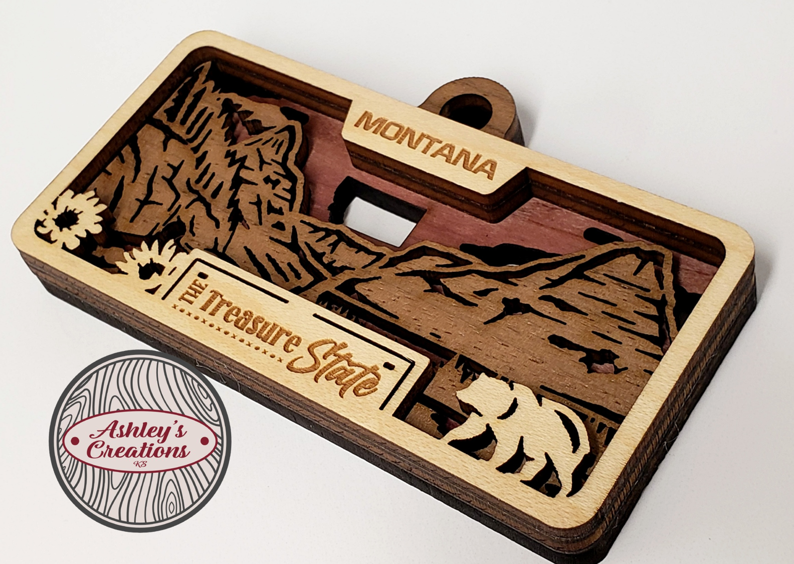 Montana License Plate Ornament