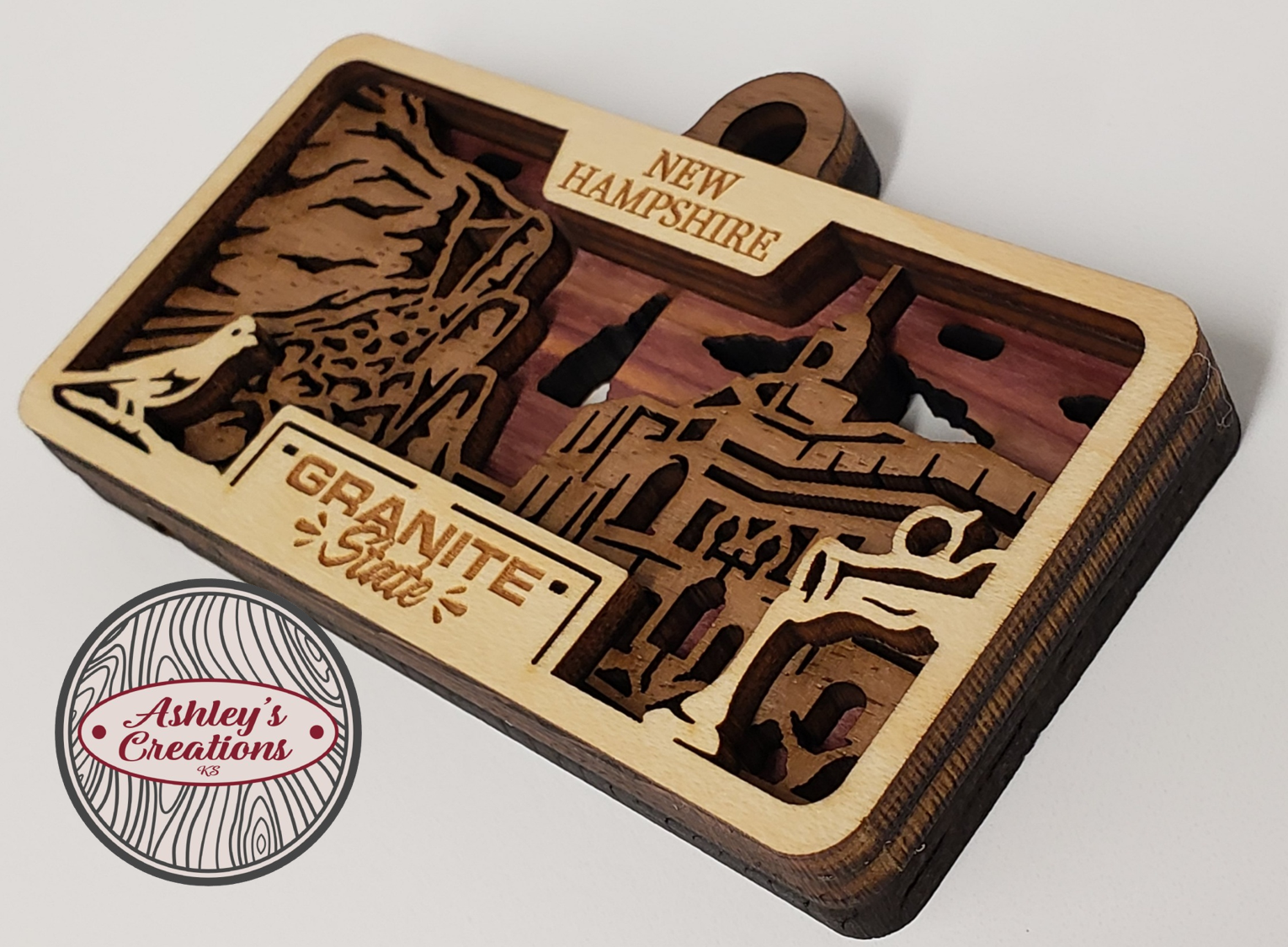 New Hampshire License Plate Ornament