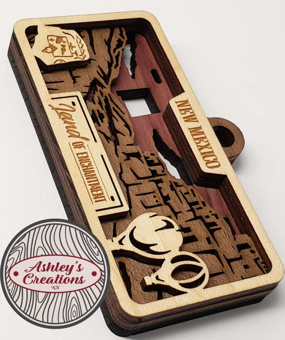 New Mexico License Plate Ornament