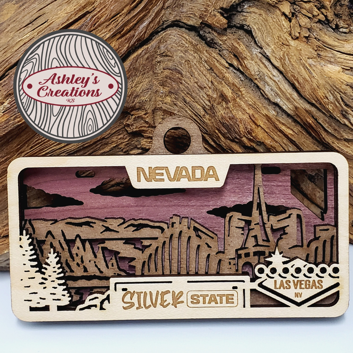 Nevada License Plate Ornament