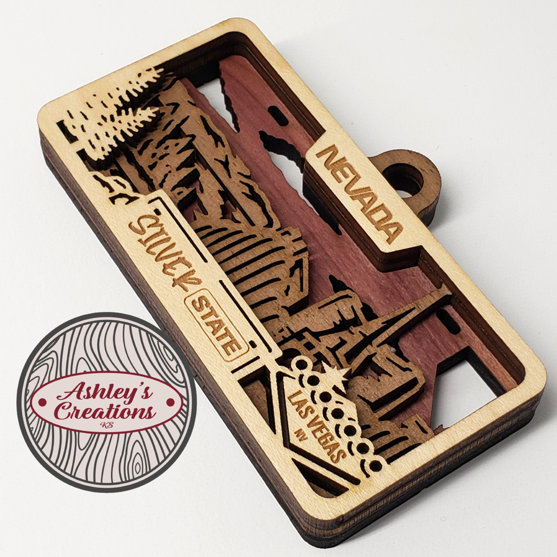 Nevada License Plate Ornament