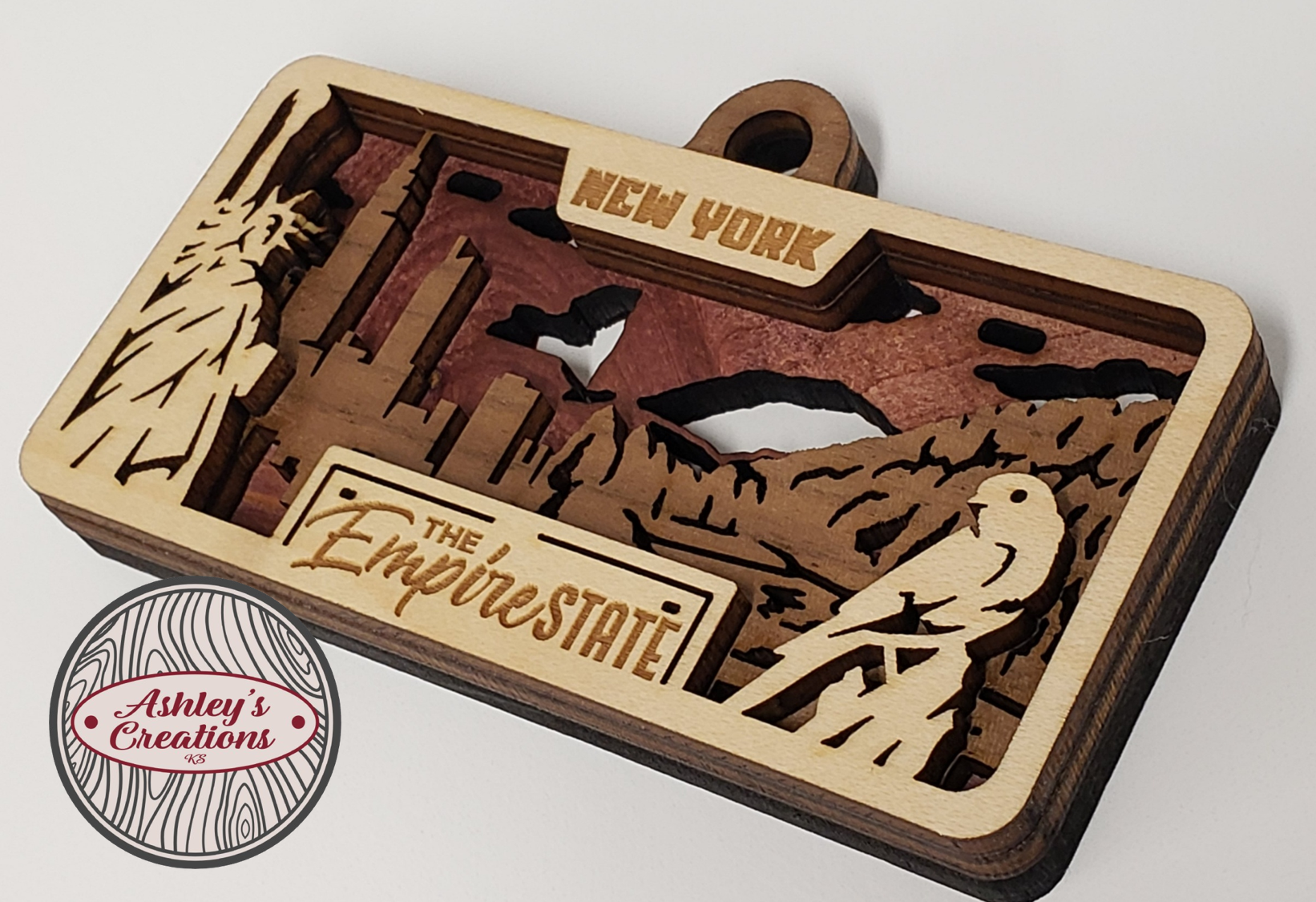 New York License Plate Ornament