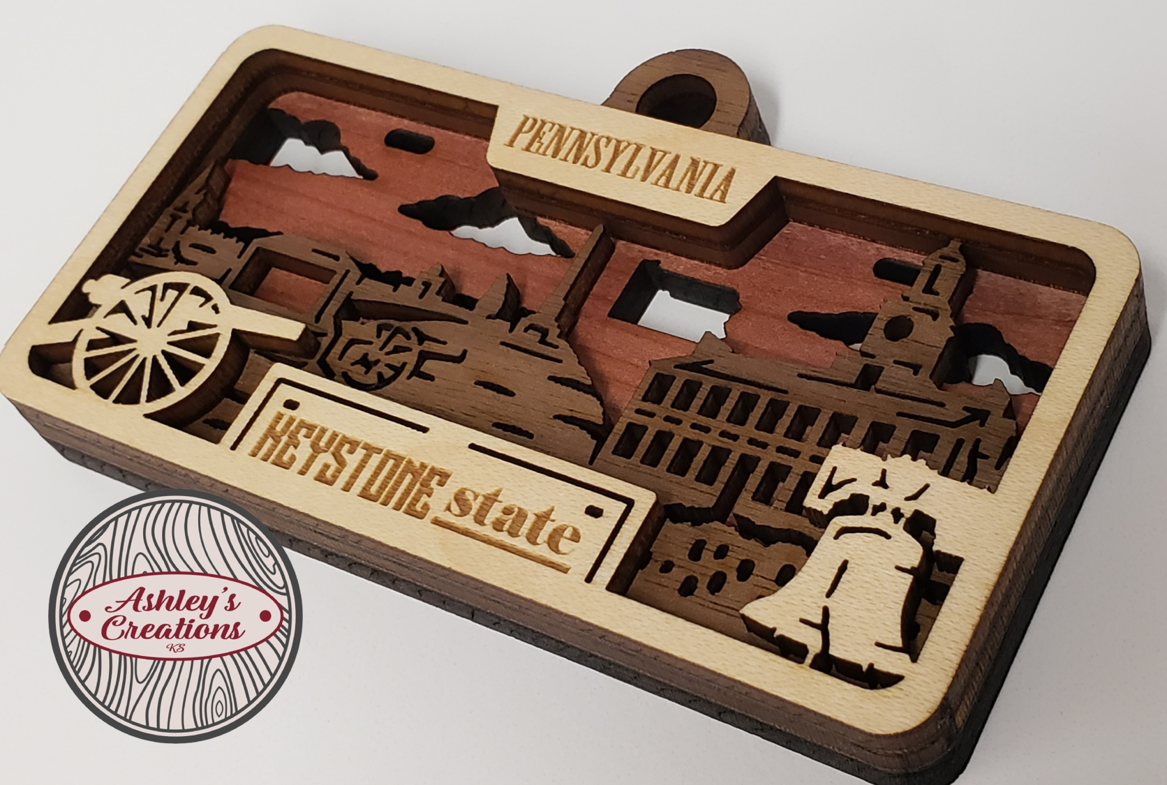 Pennsylvania License Plate Ornament