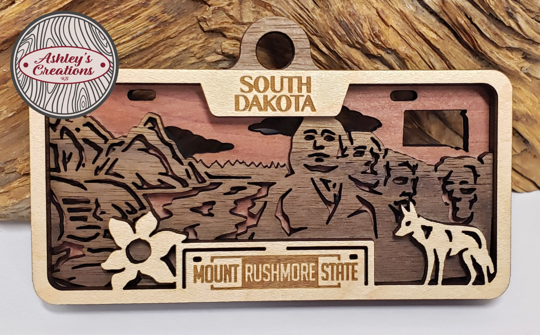 South Dakota License Plate Ornament