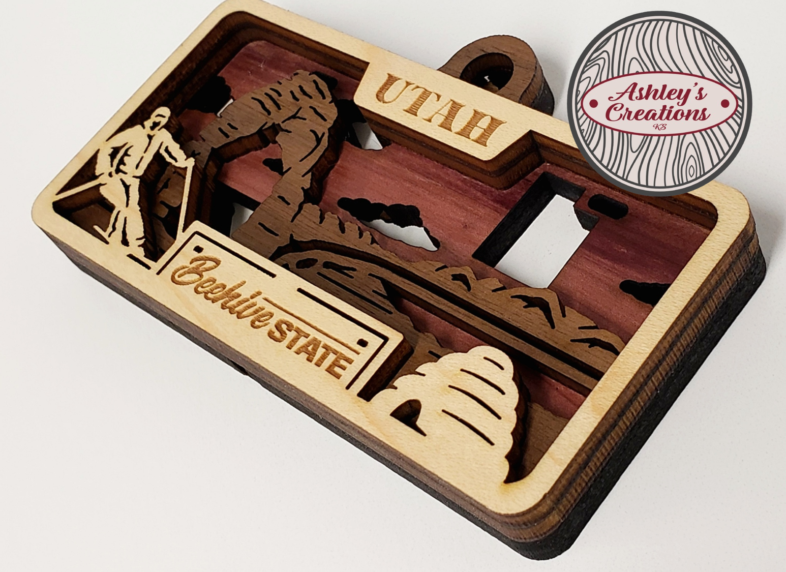 Utah License Plate Ornament