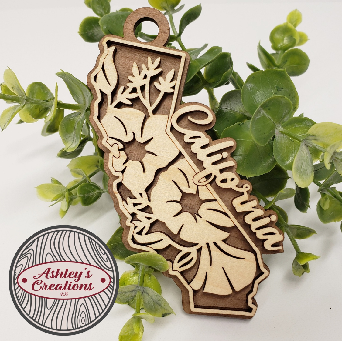 California State Flower Ornament