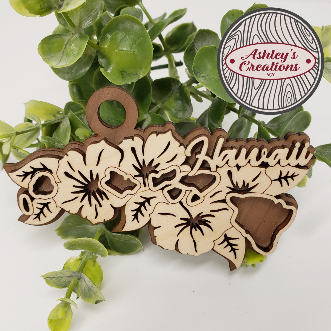 Hawaii State Flower Ornament