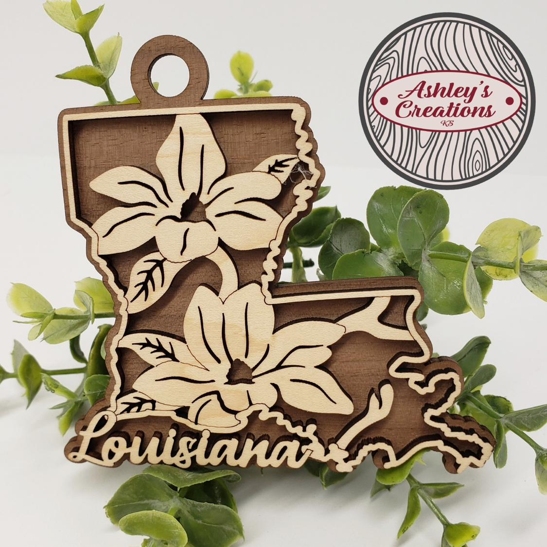 Louisiana State Flower Ornament