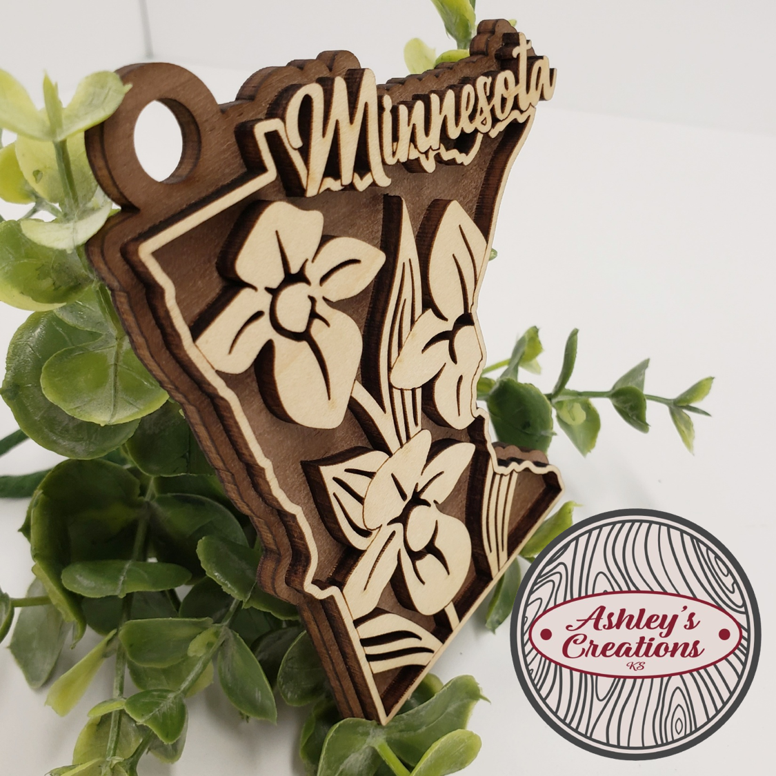 Minnesota State Flower Ornament