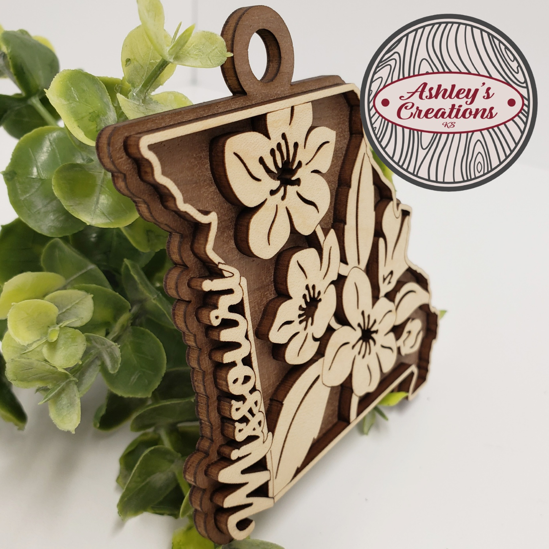 Missouri State Flower Ornament