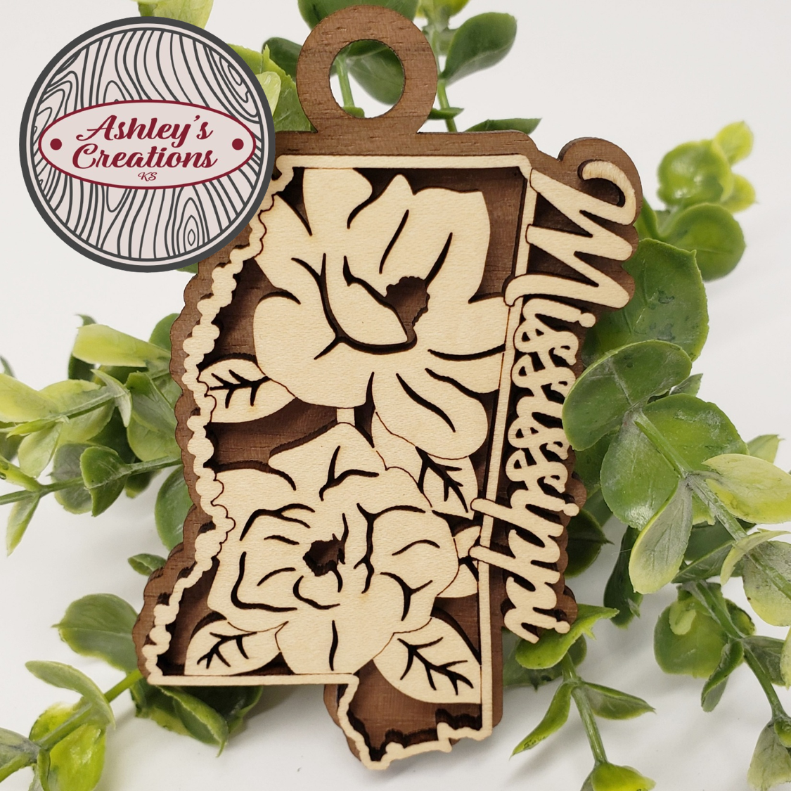 Mississippi State Flower Ornament