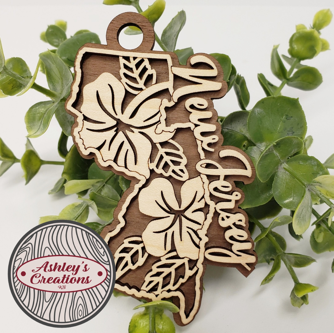 New Jersey State Flower Ornament
