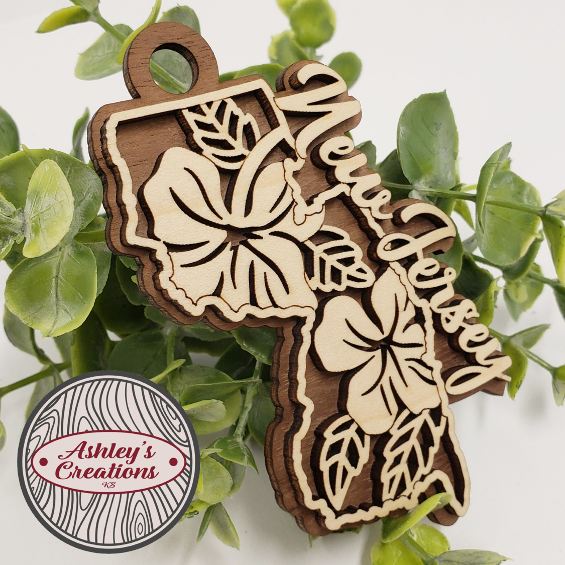 New Jersey State Flower Ornament