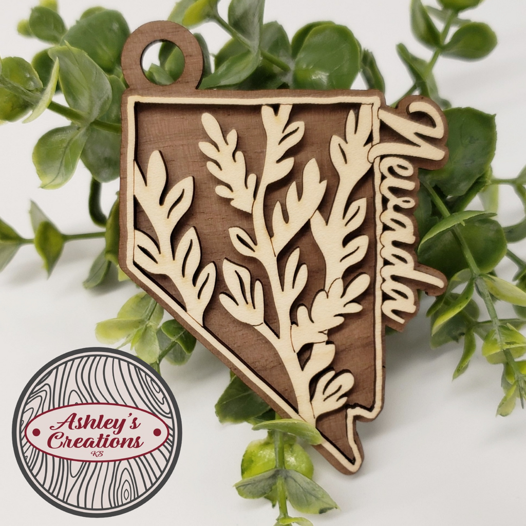 Nevada State Flower Ornament