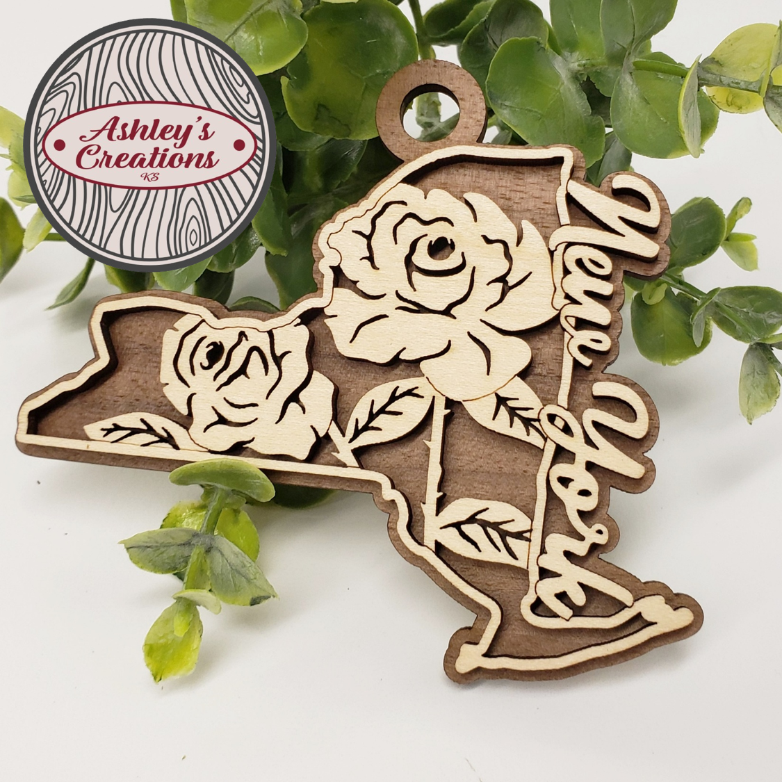 New York State Flower Ornament