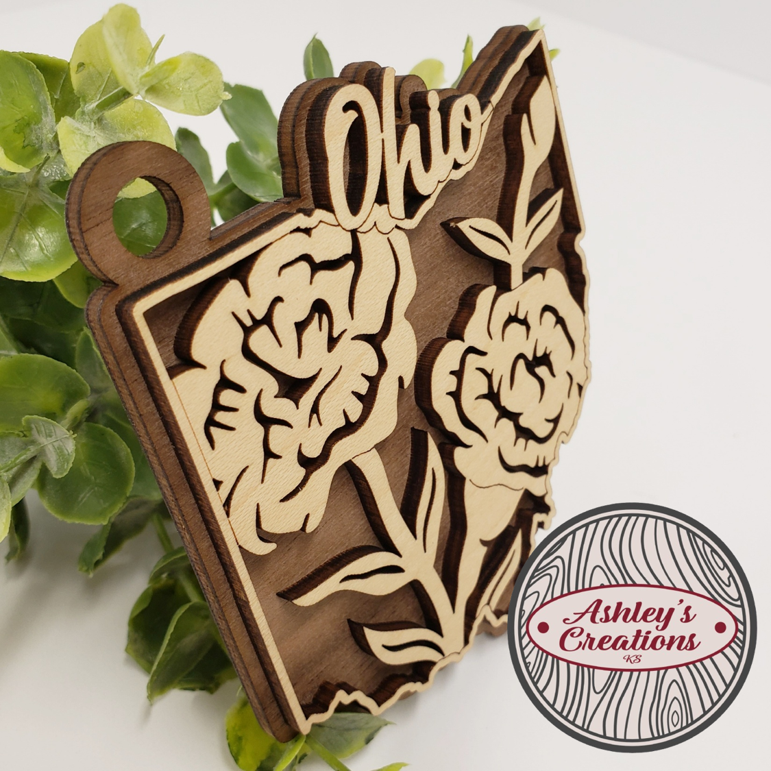 Ohio State Flower Ornament