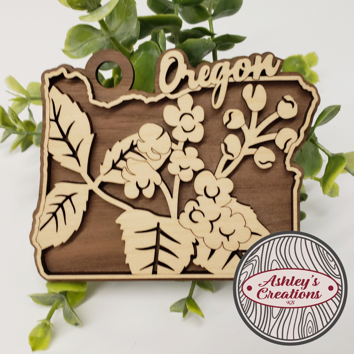 Oregon State Flower Ornament