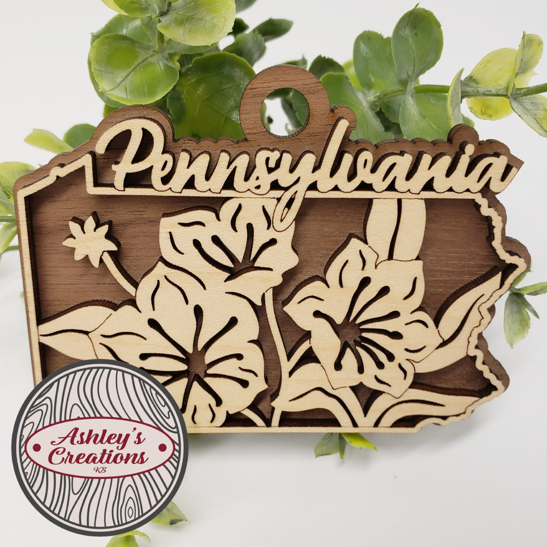 Pennsylvania State Flower Ornament