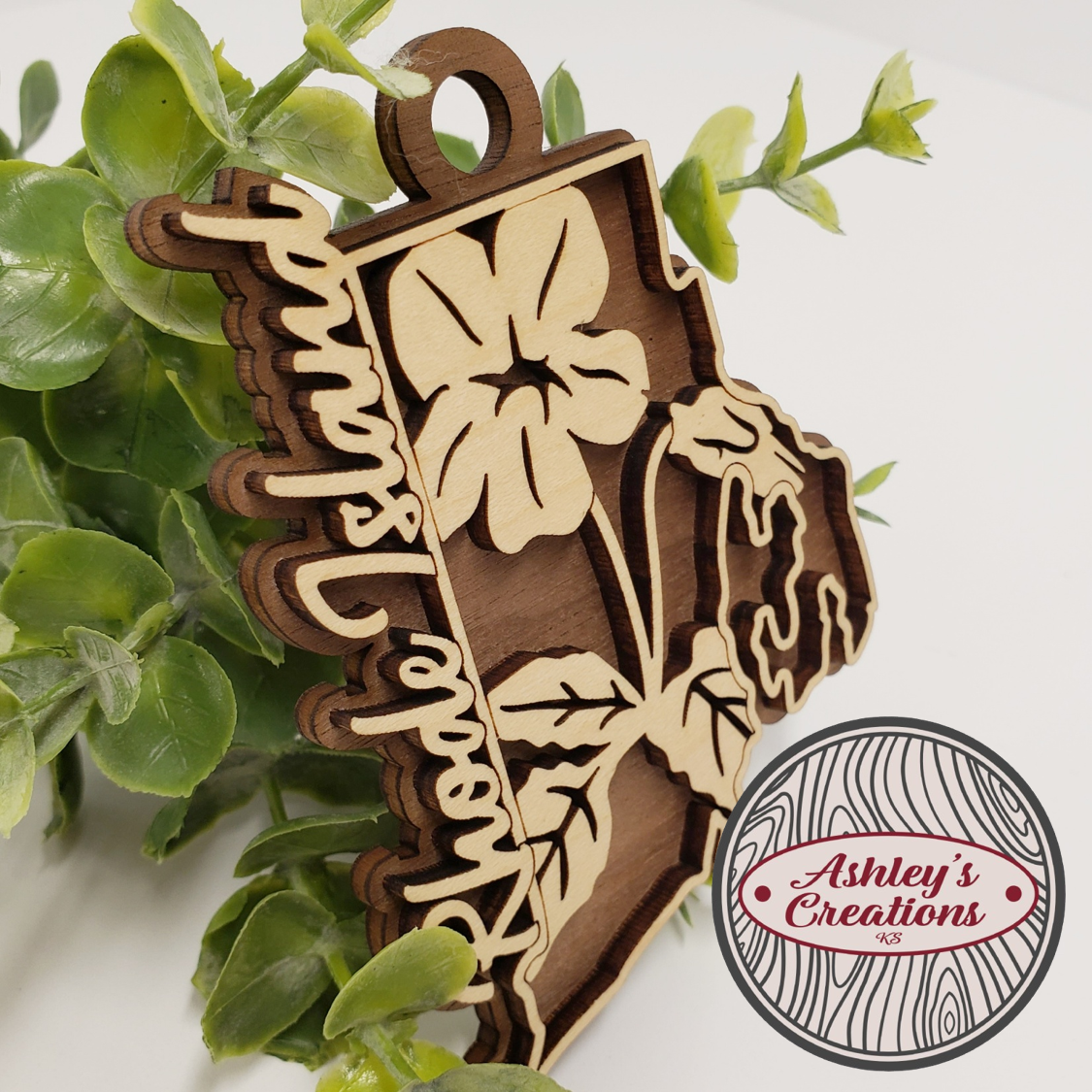 Rhode Island State Flower Ornament